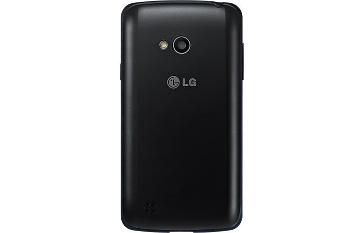 LG L50 Sporty, WYŚWIETLACZ IPS 4", DWURDZENIOWY PROCESOR 1,3 GHZ, ZINTEGROWANE ETUI SLIM GUARD, ANDROID ™ 4.4.2 KitKat, KNOCK CODE ™, DOSTĘPNE KOLORY: CZARNO-GRANATOWY ORAZ CZARNO-BIAŁY, LG L50 Sporty