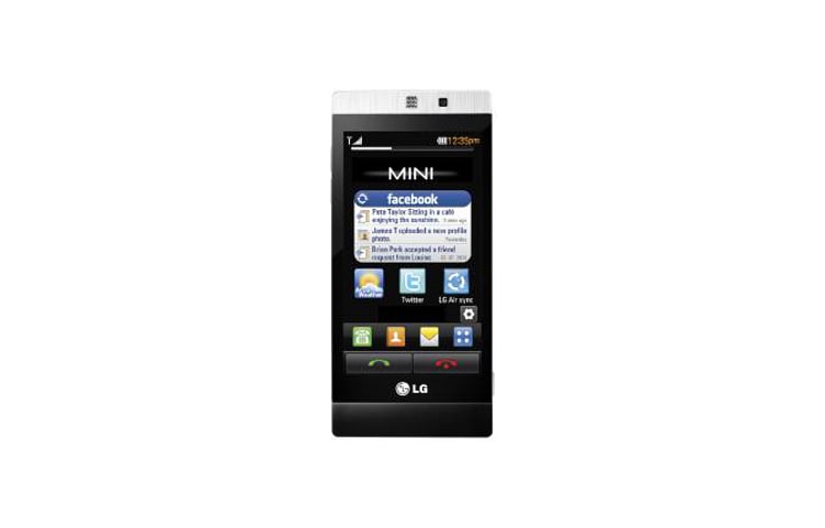 Telefon LG Mini GD880 LG Mini GD880 - widok z przodu
