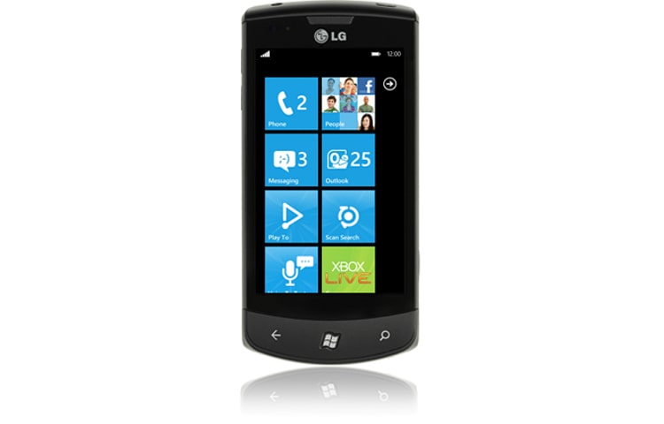 LG Swift7 E900 LG Swift 7 E900 - widok z przodu