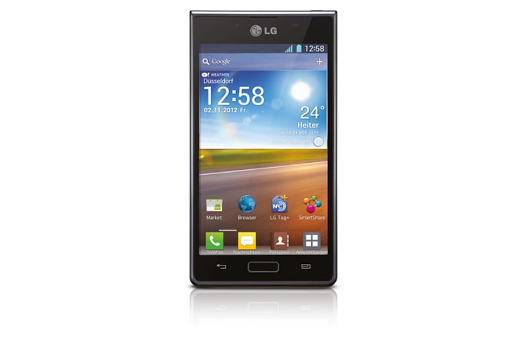 Smarfon LG Swift L7 LG Swift L7 (P700) - widok z przodu
