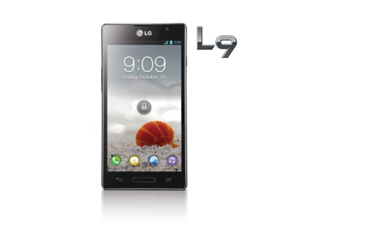 Stylowy Smarfon LG Swift L9 z wyświetlaczem 4.7 cala, dwurdzeniowym procesorem 1GHz,  LG Swift L9 (P760) - widok z przodu