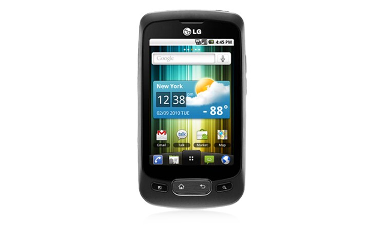 LG Swift PLUS P500 LG Swift Plus P500 - widok z przodu