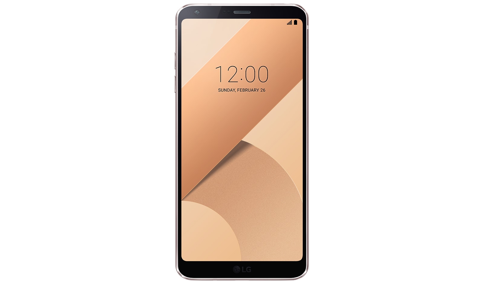 LG G6 Złoty LG G6 gold - widok z przodu