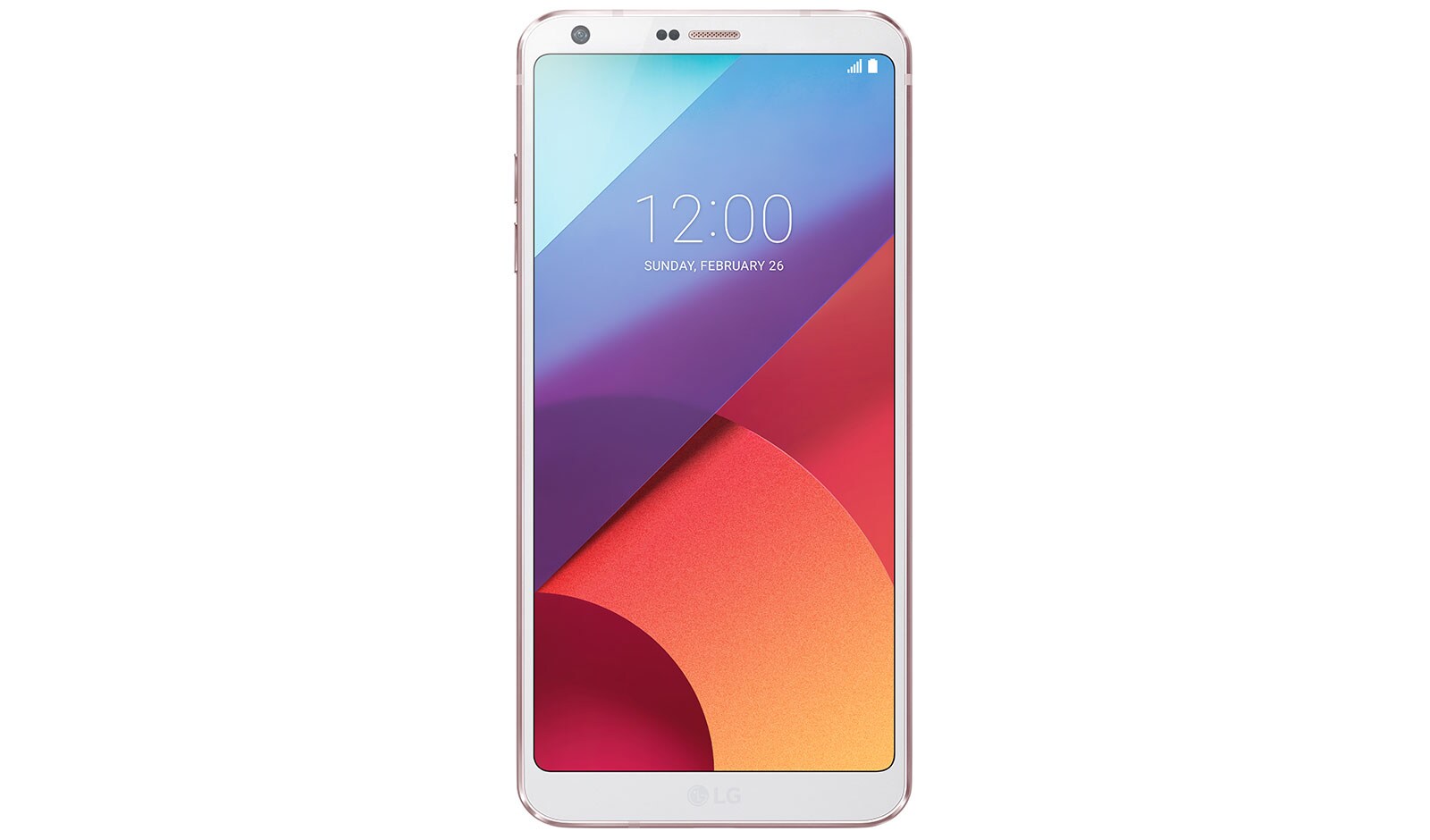LG G6 Mystic White G6 - widok z przodu
