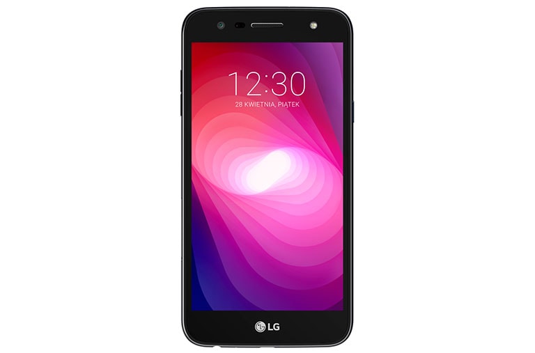 LG X power2 Niebieski  X power2 black blue - widok z przodu