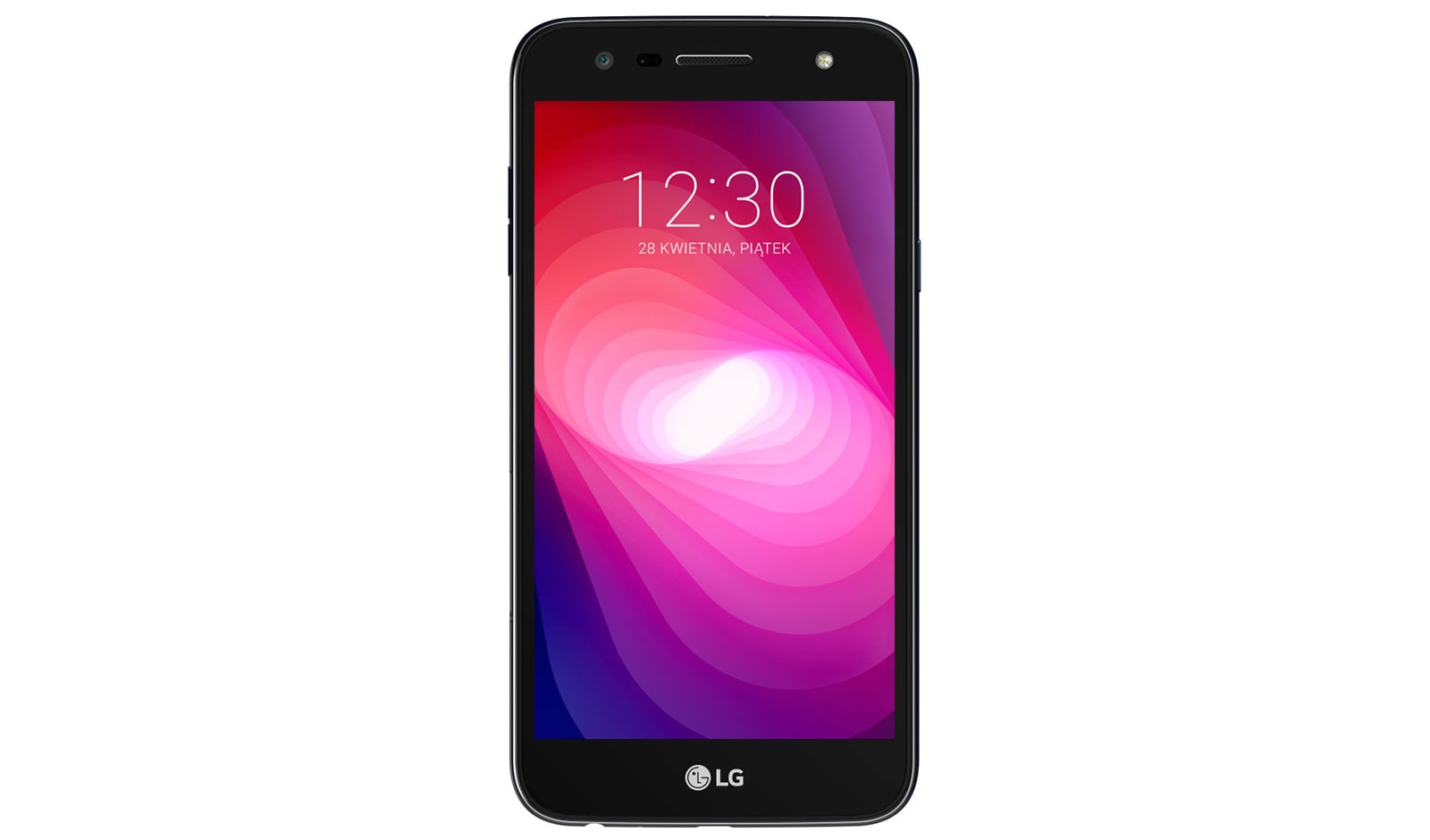 LG X power2 Niebieski  X power2 black blue - widok z przodu