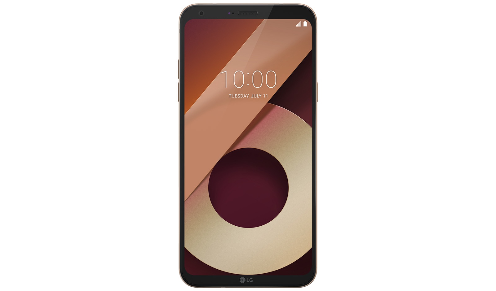 LG Q6 Złoty Q6 zloty - widok z przodu