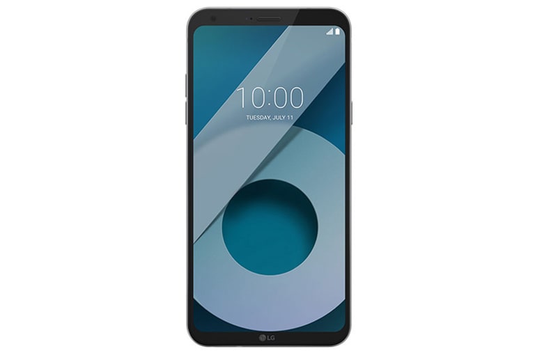 LG Q6 Platynowy LG Q6 Platynowy - widok z przodu