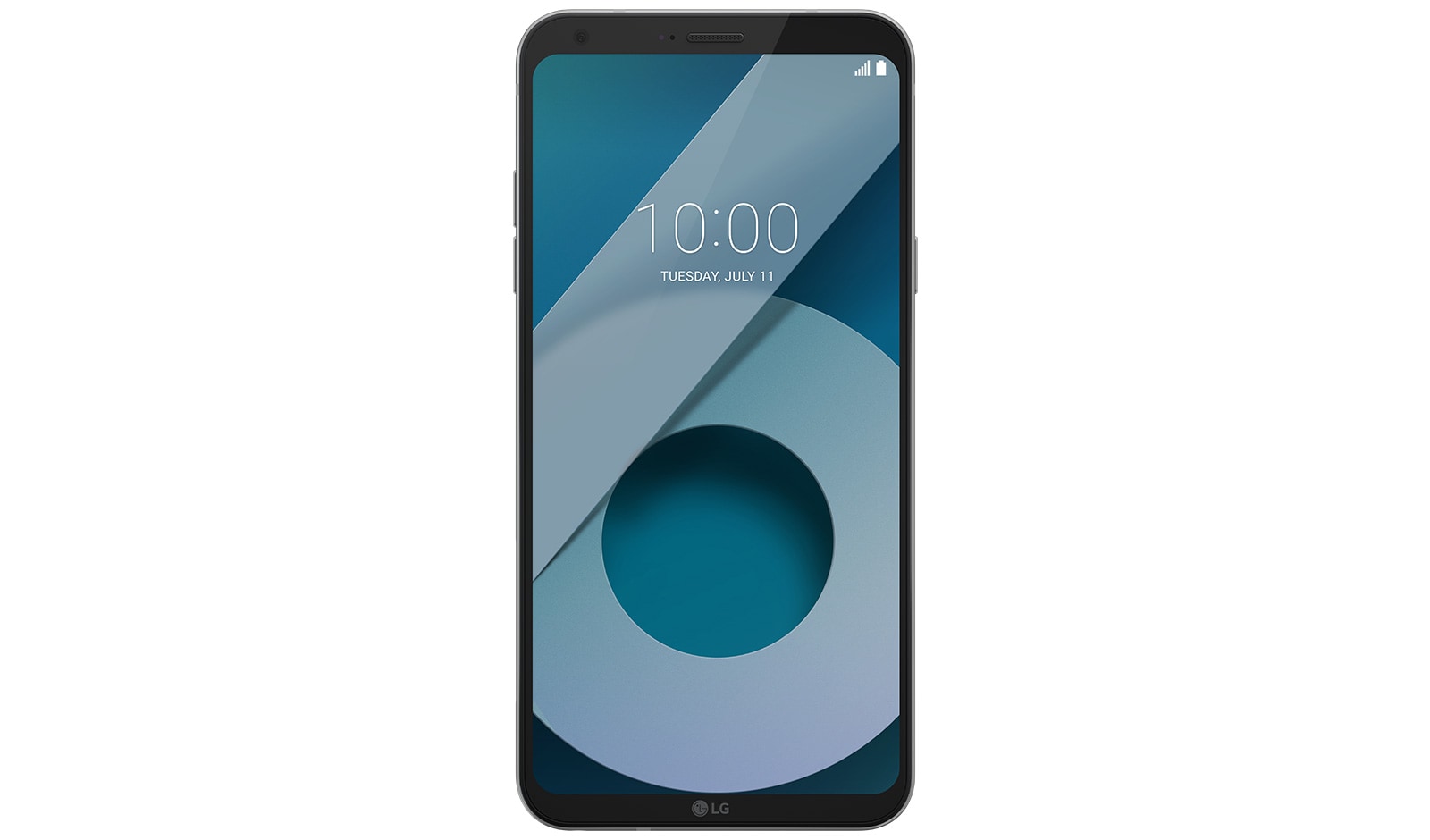 LG Q6 Platynowy LG Q6 Platynowy - widok z przodu