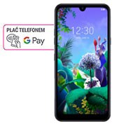 LG Q60 Dual Sim LMX525EAW - widok z przodu
