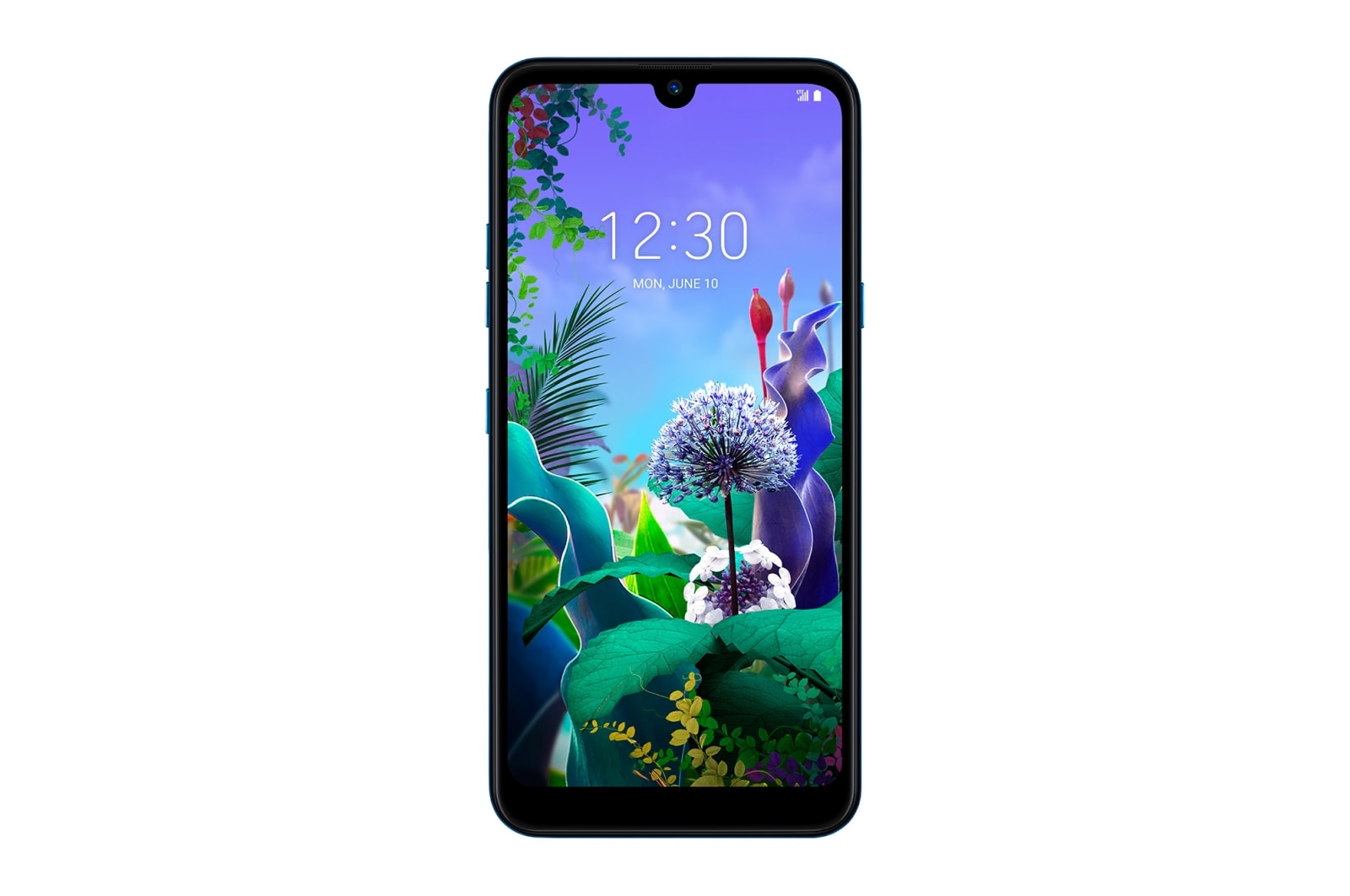 LG Q60 Dual Sim LMX525EAW - widok z przodu