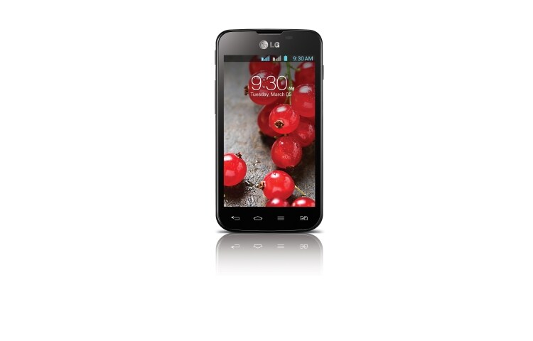 Obsługa 2 kart SIM, Wyświetlacz IPS 4.0”, Bateria 1700 mAh, Aparat 5 Mpix, Quick Memo, Safety Care, Swift L5II Dual (E455) - widok z przodu