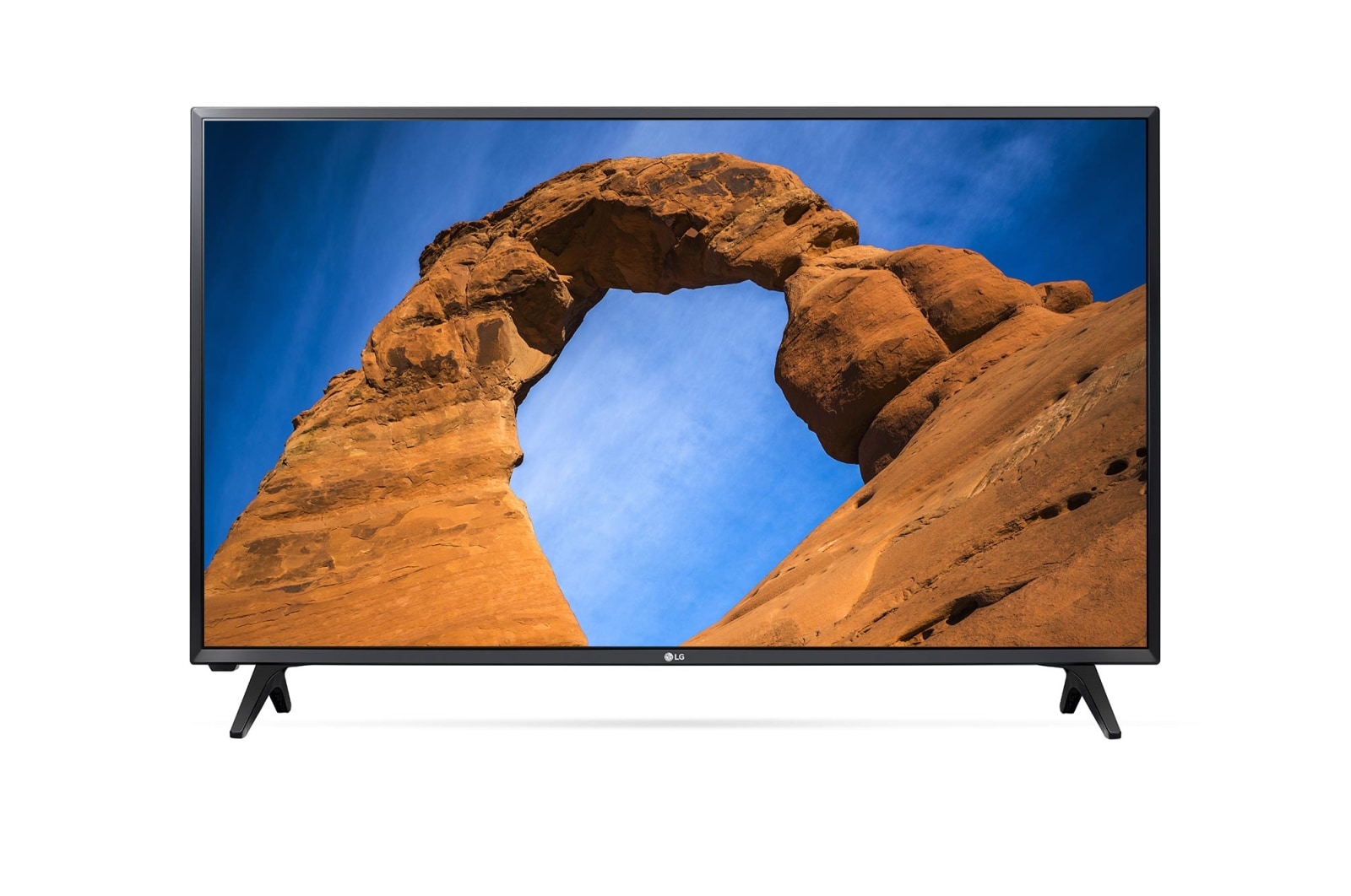 Telewizor LG 32” Full HD Dynamic Color 32LK500B 32LK500BPLA - widok z przodu