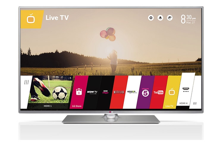 Telewizor CINEMA 3D Smart TV z systemem webOS 39LB650V - widok z przodu