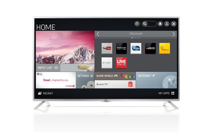 LG Smart TV  42LB5820 - widok z przodu