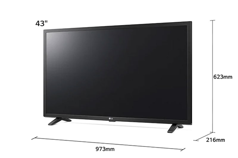 LG Telewizor LG 43" Smart TV z Active HDR AI TV ze sztuczną inteligencją, DVB-T2, 43LM6300, 43LM6300PLA