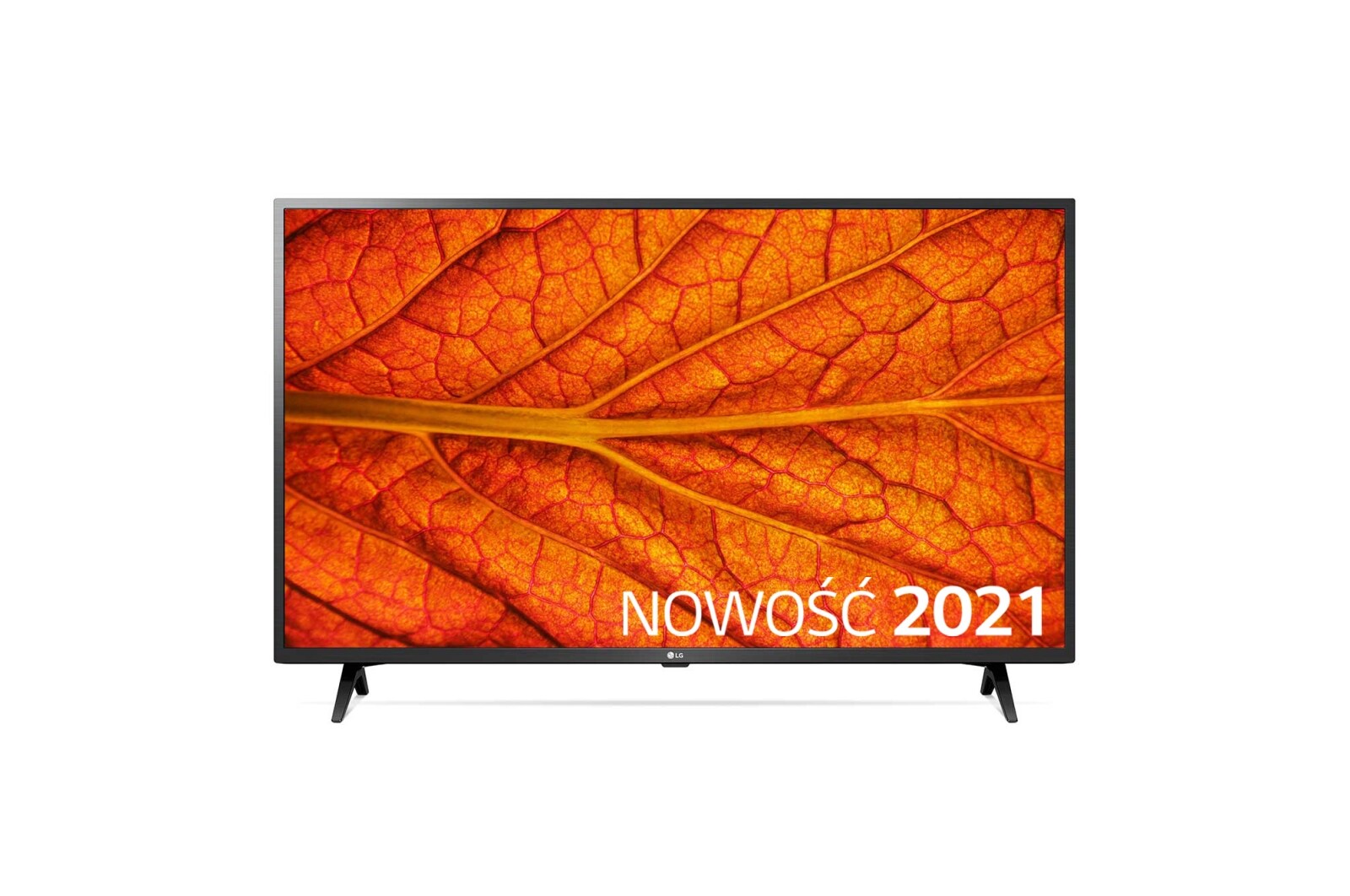 Telewizor LG 43&#34; Smart TV z Active HDR AI TV ze sztuczną inteligencją, DVB-T2, 43LM6370 43LM6370PLA - widok z przodu
