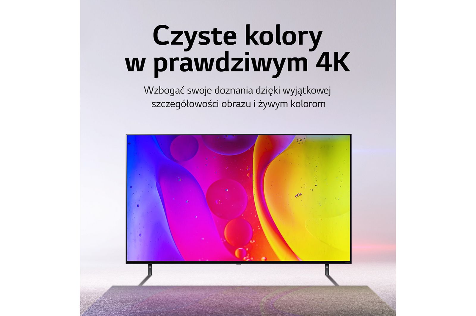 LG Telewizor LG 55” NanoCell 4K 2022 AI TV ze sztuczną inteligencją, DVB-T2/HEVC, 55NANO813QA, 55NANO813QA