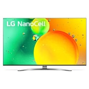 Widok z przodu telewizora LG NanoCell