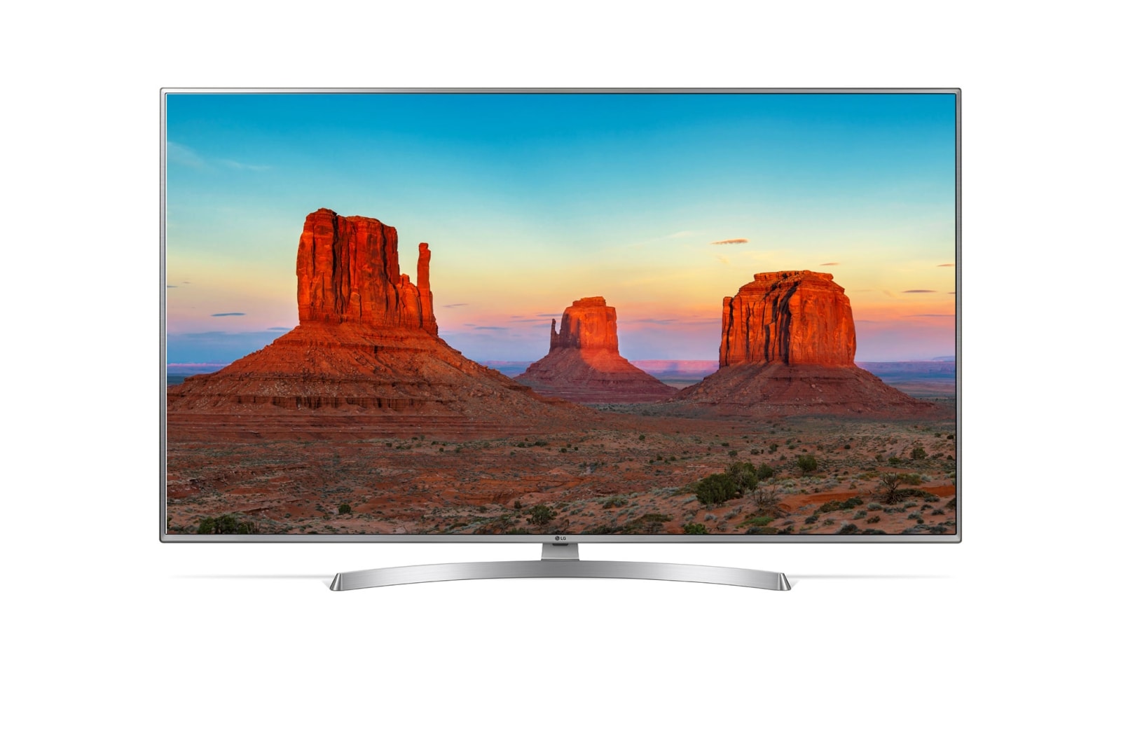 Telewizor LG 43” 4K Smart TV z HDR 43UK6950 43UK6950PLB - widok z przodu