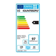 LG Telewizor LG 43” 4K HDR 43UM7050, 43UM7050PLF