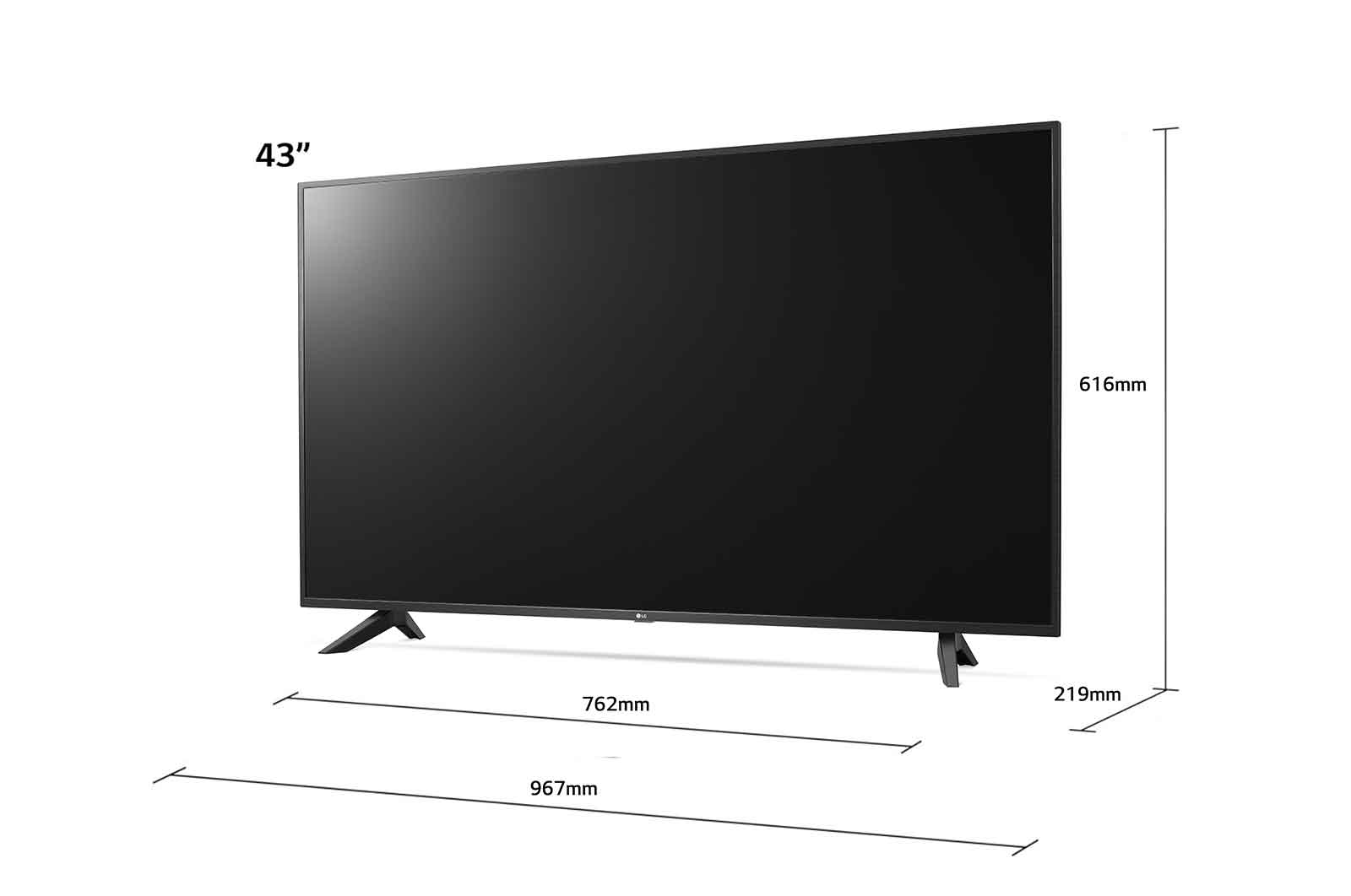 LG Telewizor LG 43” UHD 4K 2020 AI TV ze sztuczną inteligencją 43UN7000, 43UN70003LA