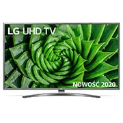 Telewizor LG 43” UHD 4K 2020 AI TV ze sztuczną inteligencją 43UN8100 43UN81003LB - widok z przodu