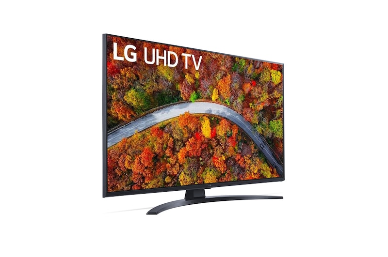 LG  Telewizor LG 43” UHD 4K 2021 AI TV ze sztuczną inteligencją, DVB-T2/HEVC, 43UP8100, 43UP81003LR