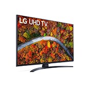 LG  Telewizor LG 43” UHD 4K 2021 AI TV ze sztuczną inteligencją, DVB-T2/HEVC, 43UP8100, 43UP81003LR