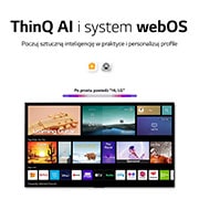 LG Telewizor LG 43” UHD 4K 2022 AI TV ze sztuczną inteligencją, DVB-T2/HEVC, 43UQ7500, 43UQ75003LF