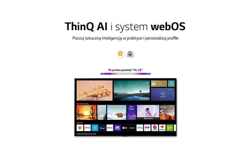 LG Telewizor LG 43" UHD 4K AI TV ze sztuczną inteligencją, DVB-T2/HEVC, 43UQ8100, 43UQ81003LB