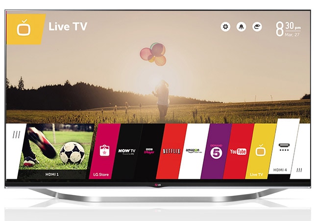 Telewizor CINEMA 3D Smart TV z systemem webOS 47LB730V - widok z przodu
