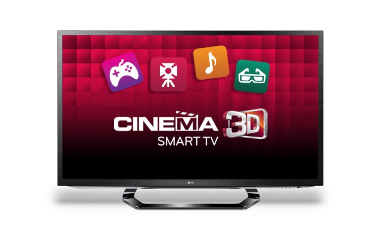 Telewizor LG LED Cinema 3D Smart TV 47LM620S 47LM620S - widok z przodu