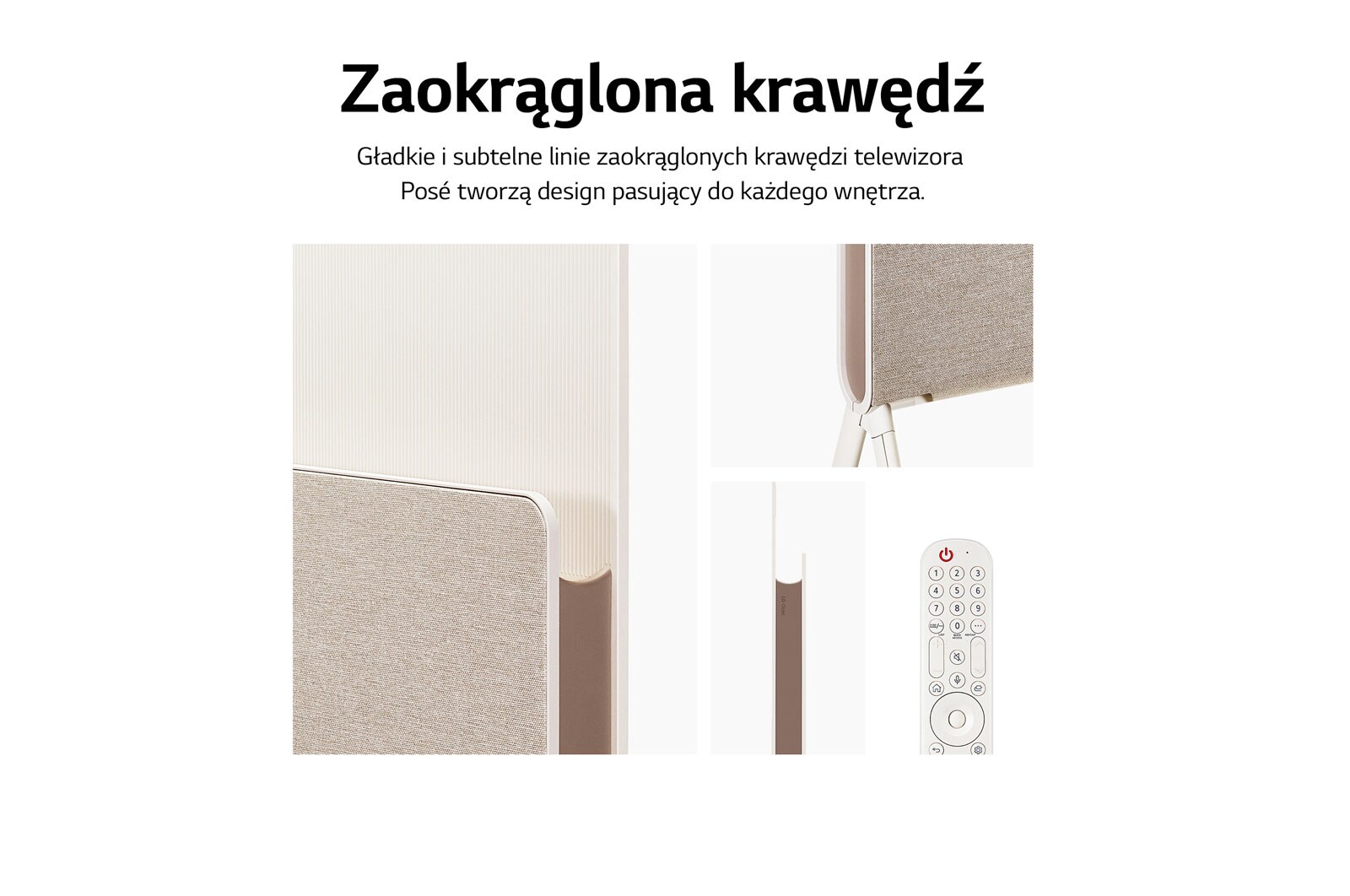 LG Telewizor Lifestyle LG 48'' OLED evo 4K | Kolekcja Objet Pose, LX1, 48LX1Q3LA