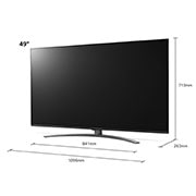 LG Telewizor LG 49” NanoCell 4K 2020 AI TV ze sztuczną inteligencją 49NANO813, 49NANO813NA