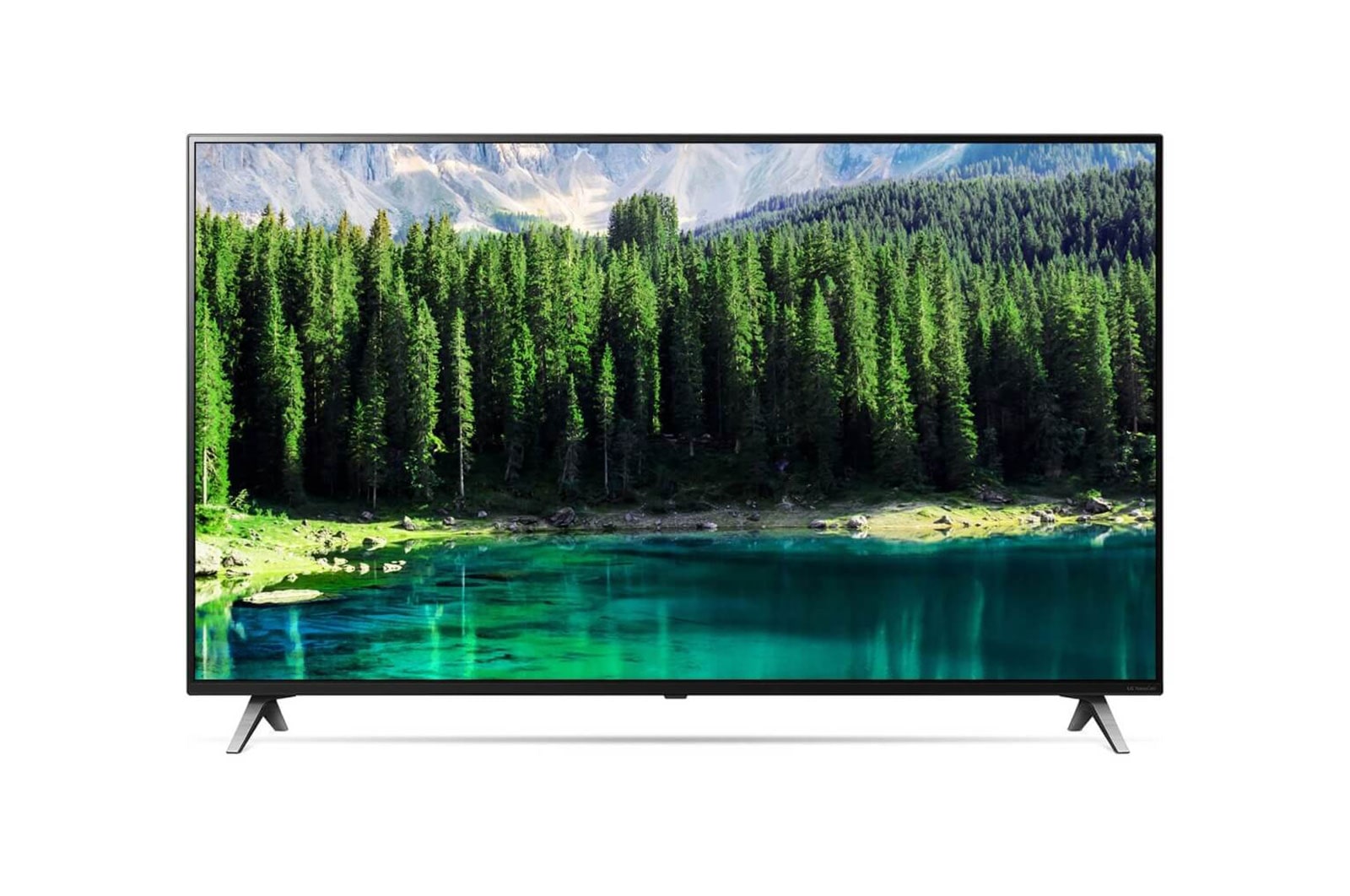 Telewizor LG 49&#34; NanoCell 4K HDR Smart TV z Cinema HDR AI TV ze sztuczną inteligencją 49SM8500 49SM8500PLA - widok z przodu