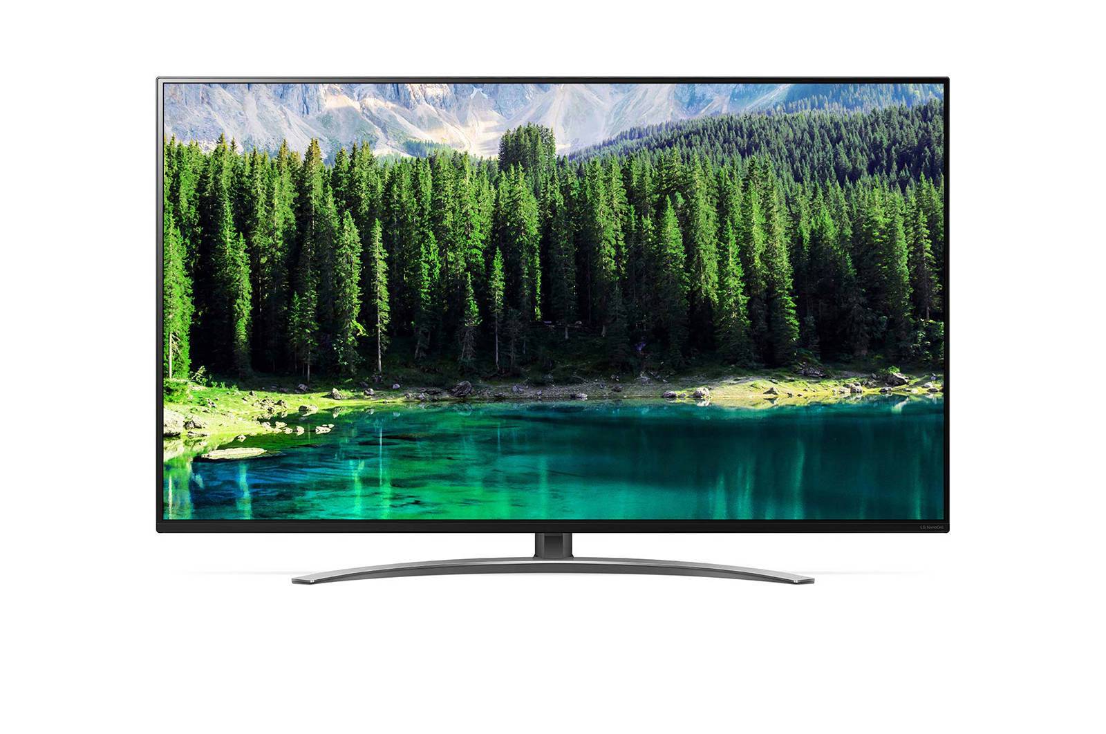 Telewizor LG 49&#34; NanoCell 4K HDR AI TV ze sztuczną inteligencją 49SM8600 49SM8600PLA - widok z przodu