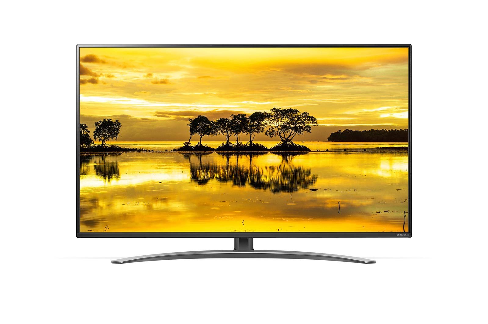 Telewizor LG 49&#34; NanoCell AI TV ze sztuczną inteligencją 4K HDR 49SM9000 49SM9000PLA - widok z przodu