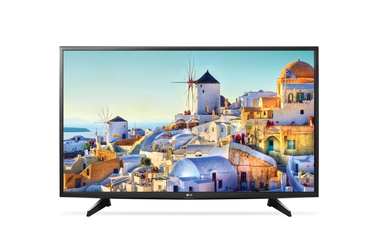 TELEWIZORY LG UHD 49UH600V - widok z przodu