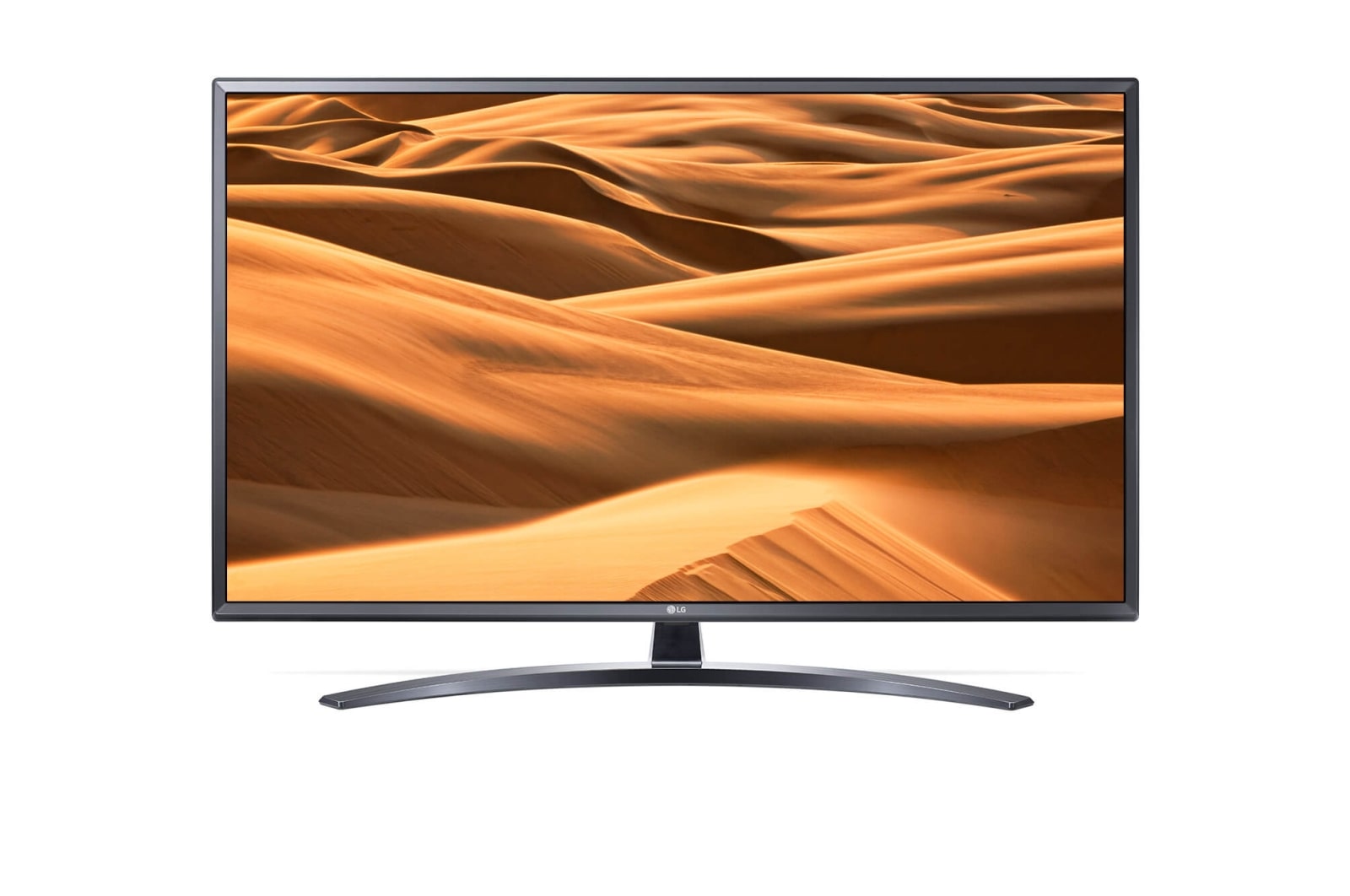 Telewizor LG 49&#34; 4K HDR AI TV ze sztuczną inteligencją 49UM7400 49UM7400PLB - widok z przodu