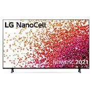 Telewizor LG 50” NanoCell 4K 2021 AI TV ze sztuczną inteligencją, DVB-T2/HEVC, 50NANO75 50NANO753PR - widok z przodu