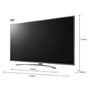LG Telewizor LG 50” UHD 4K 2020 AI TV ze sztuczną inteligencją, DVB-T2, 50UN8100, 50UN81003LB