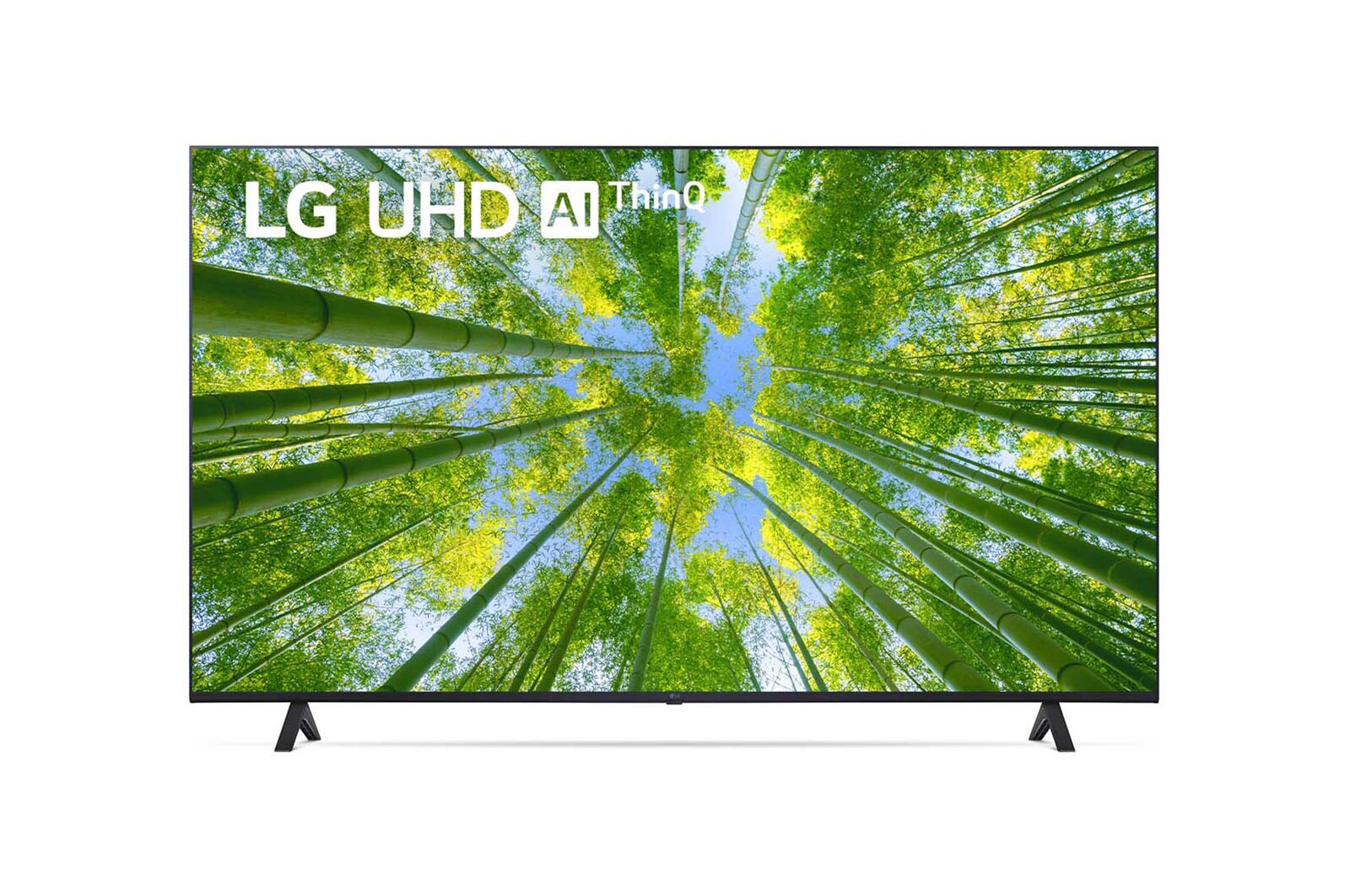 Telewizor LG 50” UHD 4K 2022 AI TV ze sztuczną inteligencją, DVB-T2/HEVC, 50UQ7900 50UQ79003LA - widok z przodu