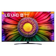 Widok z przodu telewizora LG UHD