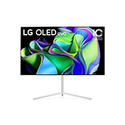 Widok od przodu telewizora LG OLED evo