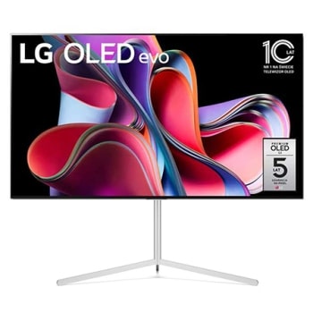 Widok od przodu telewizora LG OLED evo