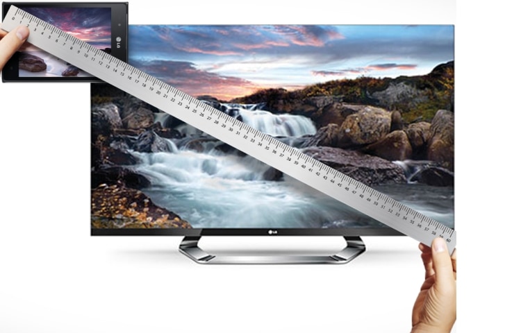 Telewizor LG CINEMA 3D Smart TV 55LM760S 55LM760S - widok z przodu
