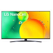 Widok z przodu telewizora LG NanoCell
