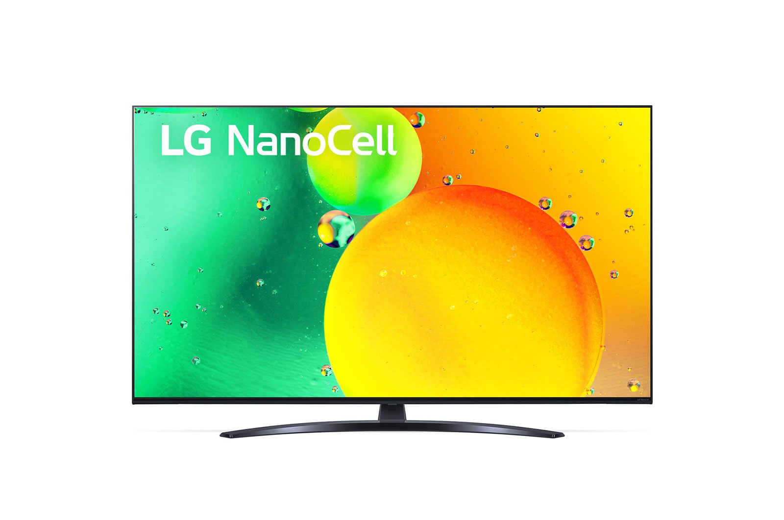 Widok z przodu telewizora LG NanoCell