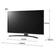 LG Telewizor LG 55” NanoCell 4K 2020 AI TV ze sztuczną inteligencją, DVB-T2, 55NANO79, 55NANO793NE